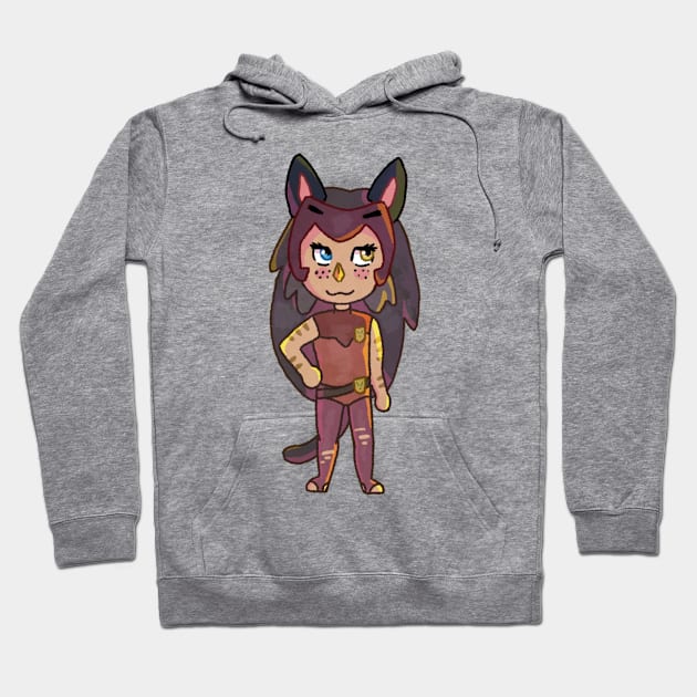 Chibi Catra Hoodie by Rose Rivers